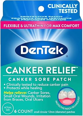 Dentek chancre protection patch to relieve pain until hours, pack of 6 multi.. DIAYTAR NIGERIA delivers affordability and convenience with every purchase, shipped within the week.