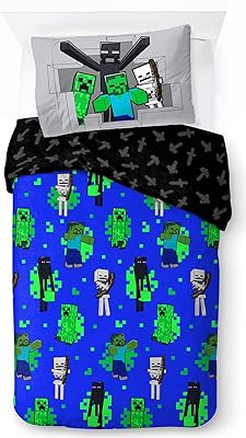 Simple bed set 100 % Cotton Jay Franco Minecraft Fightback - Pillowcase included.. Shop with confidence at Nigeria's leading affordable e-commerce platform with reliable delivery services.