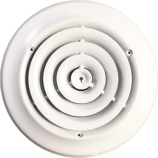 HPW round ceiling diffuser of 8 "with white powder coating with external dimensions of 12" adapts to a tube of 8 ".. DIAYTAR NIGERIA brings affordable shopping solutions to every corner of Nigeria in just 5-8 days.