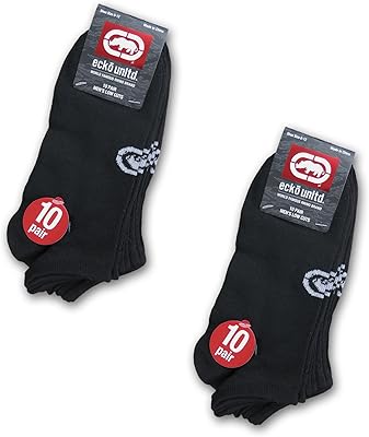 Black Sports Sports with quick drying Ecko for men (10, 20 or 30 pairs).. DIAYTAR NIGERIA: Your affordable shopping destination with thousands of products delivered in days.