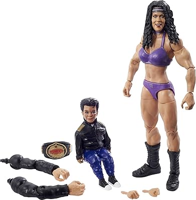 Figurine WWE Elite 37 WRESTLEMANIA CHYNY with female championship, Bull Ring and Rocco to build 6 pieces in a collection gift for WWE fans from 8 years old.. DIAYTAR NIGERIA makes quality accessible with low prices and reliable 5-8 day nationwide delivery.