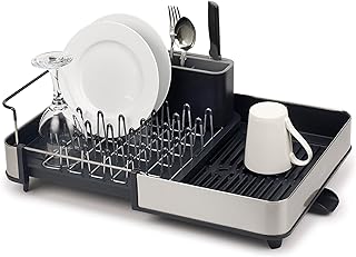 Draft with stretch dish 2 pieces in stainless steel Joseph Joseph, Drafts with removable anti-scratch cutlery, drainage tap, one size, gray... DIAYTAR NIGERIA revolutionizes online shopping with competitive prices and reliable 5-8 day delivery.