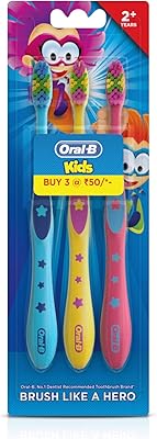 Extra soft toothbrush for oral children B (pack of 3).. Experience the ultimate in shopping convenience with DIAYTAR NIGERIA's vast catalog and 5-8 day delivery.