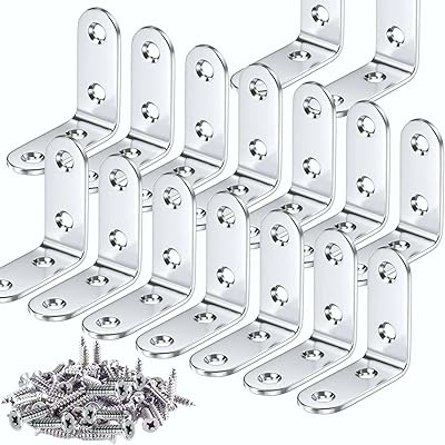 16 corner -shaped corner supports of double hole for wood, metal and plastic corner reinforcement tenator 1.57.. Discover more ways to save — every day on DIAYTAR Nigeria.