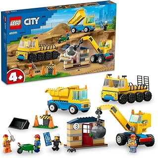 LEGO® City Construction 60391 Construction set with crane with demolition ball and truck (235 rooms).. Shop for less and receive more with DIAYTAR NIGERIA's expansive e-commerce platform and nationwide delivery.