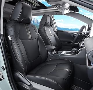 Complete set of LOLODA RAV4 AUTO seat covers for TOYOTA RAV4 2019 2020 2021 2022 2023 The Limited Xle Hybrid with impermeable leather (Lu01-hybrid, black).. Shop with purpose at DIAYTAR NIGERIA, where your money goes further and delivery is always prompt.