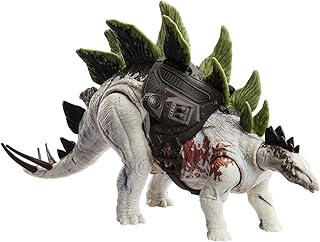Dinosaur figurine Jurassic World Dominion, Giant stegosaur followed with attack action and follow -up equipment, gift toy with physical and digital game, HLP24.. DIAYTAR NIGERIA: Your affordable marketplace with reliable 5-8 day shipping across Nigeria.