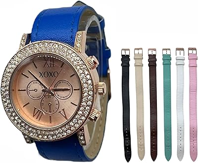 XO9147AZ Analog quartz watch for women with interchangeable silicone bracelet, silver/black, silver, bracelet.. Quality and convenience delivered — shop DIAYTAR Nigeria now.