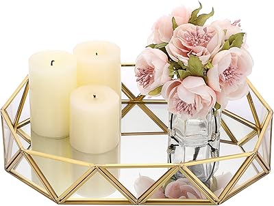Hippie decorative scent in golden mirror glass for makeup.. Get top brands at bottom prices, only on DIAYTAR Nigeria.