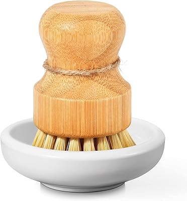 Bamboo dishwasher brush Castowave for kitchen sink, natural wood dishwasher brush, Sisal hair brush for household cleaning, pots, stoves and vegetables.. Why shop anywhere else? DIAYTAR Nigeria has it all and delivers fast.