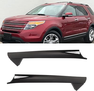 Outdoor frame for the rowing side and passenger on the shiny black color to explore 2011-2019, replacement mold for the front windshield.. Shop the future with DIAYTAR NIGERIA - thousands of products, unbeatable prices, delivery within a week.