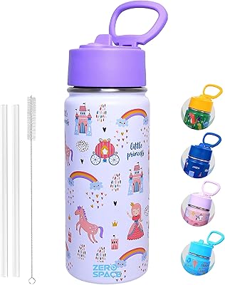 Double wall water bottle zero spacetm 500 ml for children and schools in waterproof stainless steel (500 ml - white).. DIAYTAR NIGERIA transforms dreams into deliveries with our affordable prices and reliable shipping.