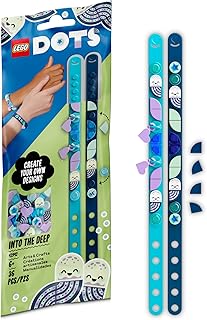 Set of Lego Dots Into the Deep bracelets with 41942 charms for manual work; Friendship gift for children 6 and over (36 pieces).. DIAYTAR NIGERIA revolutionizes online shopping with competitive prices and reliable 5-8 day delivery.