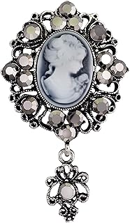 Youngwei Vintage Pin For Women Ladies Crystal Lady Lady Queen Camouflage Pin Pinks Coat Coat Sweater Dress Small Decoration Decoration Bijoux accessories.. Order today, receive this week — shopping with DIAYTAR Nigeria is that simple.