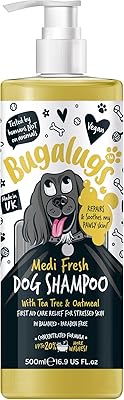 Dog Shampoo Bugalugs Medi Fresh 500 ml (16.9 FL OZ).. DIAYTAR NIGERIA: Nigeria's answer to affordable online shopping with reliable 5-8 day delivery guarantee.