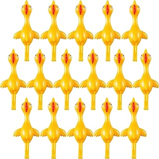 16 Pieces Volante Swingist Rubber Decorations Extendable Chicken Fingers Funny Easter Christmas Festival for children.. DIAYTAR NIGERIA makes quality accessible with our extensive catalog and competitive delivery rates.