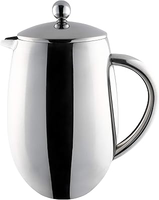 French coffee maker cafe ole, 6 cups, double wall in stainless steel, mirror, 0.8 l.. DIAYTAR NIGERIA: Your affordable gateway to thousands of products delivered promptly nationwide.