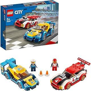 Lego City Nitro Wheels 60256 racing cars with 2 racing pilot figurines, rally vehicles for children 5 years and over.. DIAYTAR NIGERIA brings the market to your fingertips with affordable prices and swift delivery services.
