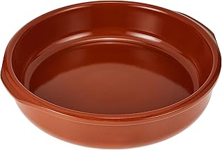 Round dish in Spanish clay Regas (32 cm).. DIAYTAR NIGERIA delivers more than products - we deliver affordable shopping satisfaction nationwide.