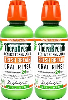 Rinse of soft mint teeth Therabreath Fresh Breath 24 hours, 16 oz (Pack of 2).. Forget the long lines — DIAYTAR Nigeria is always open for shopping.