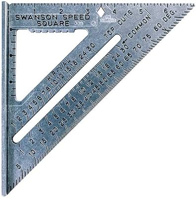 Swanson Tool Co S0101 7 inch speed square, blue.. Shop smarter with DIAYTAR NIGERIA's comprehensive catalog and budget-friendly 5-8 day delivery.