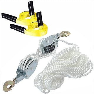 Cable hoist with cable 65 feet of 2 tonnes and lifting equipment system 7: 1 for lifting 7: 1 (wheel with strings).. Shop with purpose at DIAYTAR NIGERIA, where diverse selection meets budget-friendly nationwide delivery.