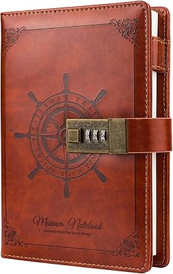 Leather newspaper with writing lock for boys and girls newspaper.. DIAYTAR NIGERIA: Where value shopping meets reliable 5-8 day delivery across the nation.