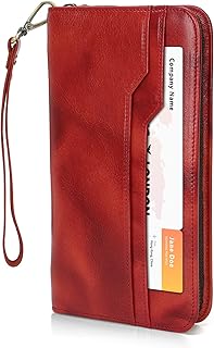Full -flower leather document organizer for Family Polar passport, wallet support with RFID blocking for 6 passports.. DIAYTAR NIGERIA: Nigeria's answer to affordable online shopping with reliable 5-8 day delivery guarantee.