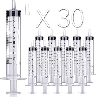 30 mini plastic syringes of 10 ml-cc with cap and individually packed for laboratory.. Your complete marketplace solution, DIAYTAR NIGERIA offers unbeatable value with delivery within the week.