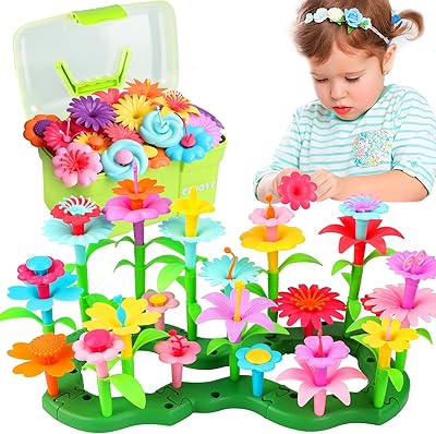 Toys for girls aged 3 to 6, Flower garden construction toys, Steam educational toys (130 pieces).. Your shopping dreams realized through DIAYTAR NIGERIA's affordable platform with reliable delivery times.