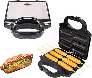 Electric breakfast machine, large stainless steel dog corn razor with 6 hot dogs, Hot-Dog Automatic Beard Machine, non-stick plate.. From fashion to electronics, DIAYTAR Nigeria brings it all to your doorstep — fast, easy, and affordable.