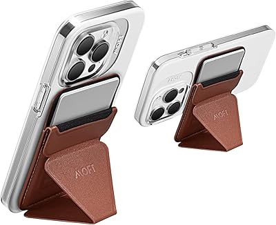 MOFT THE FIRST SNAP-On Magnetic support and wallet for iPhone Series 12 and iPhone 13/iPhone 13 Mini/iPhone 13 Pro Max, Brown Siena.. Explore limitless products on DIAYTAR Nigeria — at the lowest prices.
