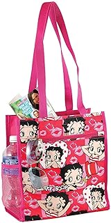 Betty Boop Jardin Tote Bag.. DIAYTAR NIGERIA: Where shopping is a pleasure with affordable prices and reliable delivery service.