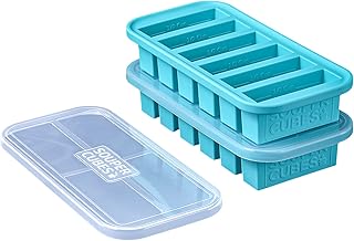 Super cube free cube freezing tray 1/2 cup with cover, pack of 2, for 12 perfect 1/2 cups, pesto, sauce or food... Shop electronics, clothes, and everything in between on DIAYTAR Nigeria.