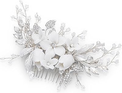 Wedding hair accessories for brides women's ladies of honor jewelry.. DIAYTAR NIGERIA combines affordability with convenience, delivering your purchases within 5-8 days.