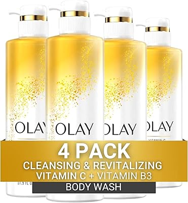 Olay body cleaner with vitamin C and vitamin B3, cleaner and regenerating, 20 fl oz (4).. DIAYTAR NIGERIA: Making quality products accessible to all Nigerians at affordable prices.