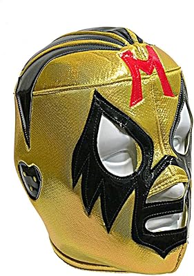 Mil Mascaras Lucha Libre (Professional) Mask of fighting adult costume - Yellow.. Nigeria's fastest-growing e-commerce site offers unbeatable prices and delivery within 8 days.