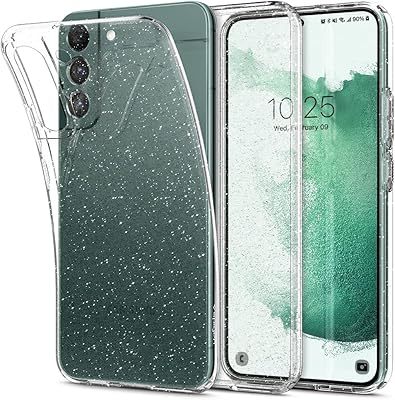 Spigen glitter shell Liquid Crystal designed for Samsung Galaxy S22 (2022) - Crystal Quartz.. Shop confidently with Nigeria's most trusted e-commerce platform, offering swift and affordable delivery.