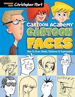 Faces of cartoons: how to draw heads of characteristics and expressions.. DIAYTAR Nigeria: trusted by thousands for fast, reliable delivery.
