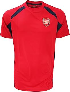T -shirt Crest Panel Arsenal For Men - Red/Black, Size S.. Shop smart, shop DIAYTAR — Nigeria’s trusted e-commerce site.