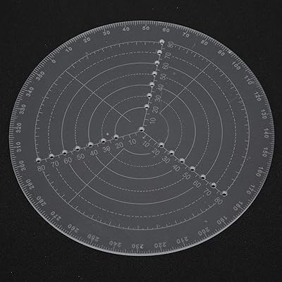 8 \ "Round center search compass in transparent acrylic, easily identifies the center or draws circles, tower work and wood turners, for carpentry lovers.. Experience shopping satisfaction with DIAYTAR NIGERIA's vast selection and budget-friendly delivery options.