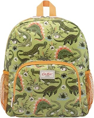 Large classic backpack for children Swamp Crocodile, in oiled green canvas, size L, gray.. DIAYTAR NIGERIA: Where affordability and variety come together with nationwide 5-8 day delivery.