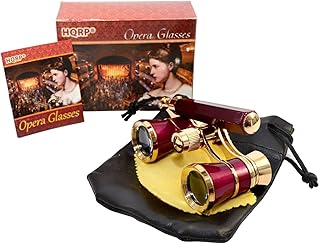 Opera HQRP new generation 3 x 25 binoculars with crystalline (CCO) optical lenses and integrated/burgundy extensible handle with golden border.. Experience shopping freedom with DIAYTAR NIGERIA's vast selection and 5-8 day nationwide delivery service.