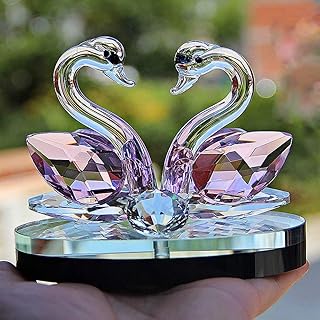 Crystal glass swan figurines, clipper, Feng Shui craftsmanship, art and collection for home, wedding decoration, children's gifts.. DIAYTAR NIGERIA: Your one-stop e-commerce destination with affordable prices and nationwide delivery in 5-8 days.