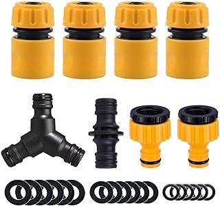 Bigthree pipe connectors installation kit, comprising 4 fast hose end connectors, 2 2 -in -1 threaded tap connectors, a double male pressure connector, a pipe distributor connector, a pipe washer and a roofing replacement kit.. DIAYTAR NIGERIA delivers on convenience and affordability with our reliable nationwide shipping.