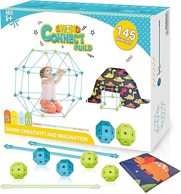 Kit of construction of forts for children 145 pieces which shine in the dark, toys of construction of castle for children aged 5, 6 and 7 years old, 5 kits of construction of booster sticks to make yourself.. DIAYTAR NIGERIA transforms online retail with unbeatable prices and consistent delivery timeframes.