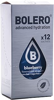 Bolero Advanced Hydration Boisson in individual sugar -free, water -flavored, practical, calories, blueberry flavor, 3 g/piece, pack of 12.. DIAYTAR NIGERIA combines extensive product options with budget-friendly prices, delivered in 5-8 days.