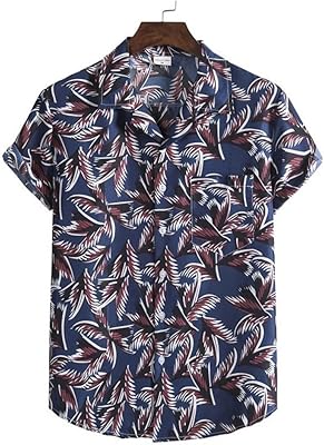 Zhangna T-shirts For Men Clothes For Men Short Shirt Printed Beach Clothing.. Experience the convenience of boundless shopping with DIAYTAR NIGERIA's affordable platform and quick shipping.