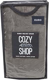 Cozy shop 1 euro (26 in x 26 in) Decorative cotton decorative pillowcase, gray.. DIAYTAR NIGERIA: Revolutionizing how Nigerians shop with affordable prices and prompt delivery services.