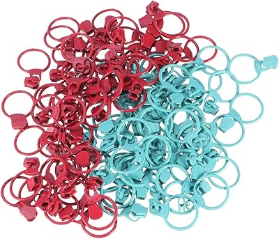 SUPVOX 100 pieces of round metal zippers, spare parts, zipper closure cursor, DIY, Couture (green and red, 50 pieces each).. Your ideal shopping companion, DIAYTAR NIGERIA offers unmatched variety with delivery within a week.